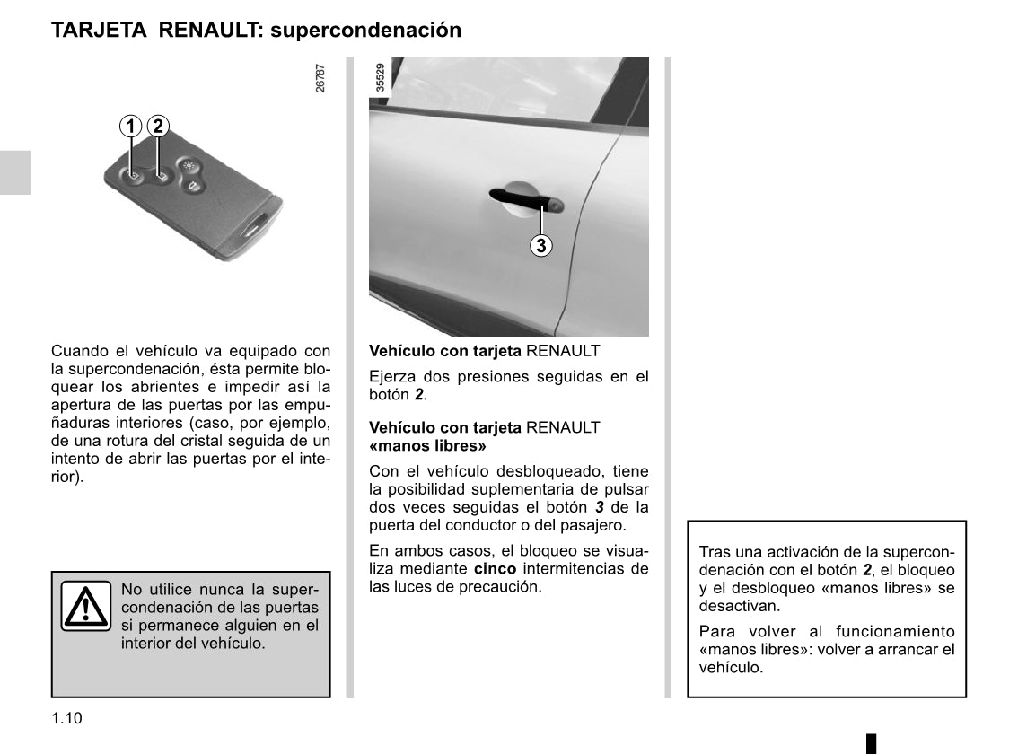 2012-2016 Renault Clio Manuel du propriétaire | Espagnol