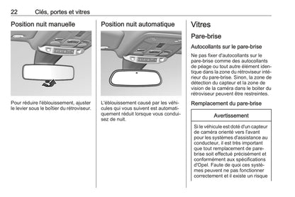 2019-2020 Opel Corsa Owner's Manual | French