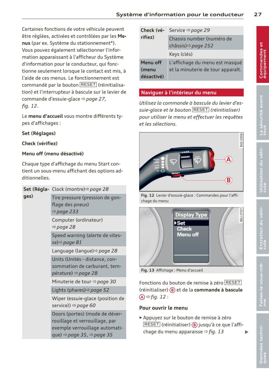 2012-2015 Audi R8 Manuel du propriétaire | Français