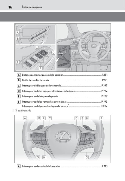 2018-2019 Lexus LS 500h Gebruikershandleiding | Spaans