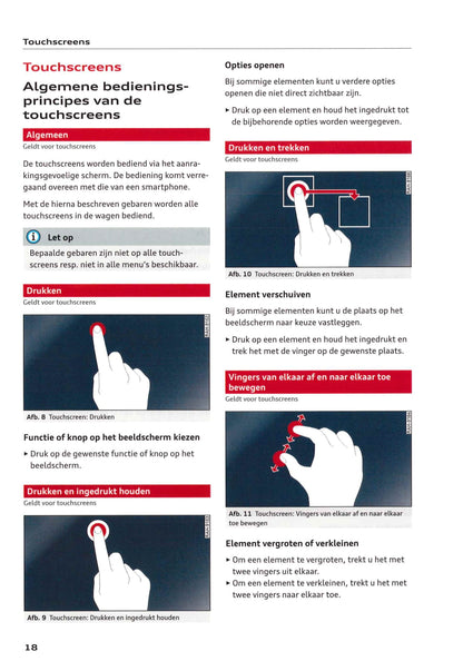 2018-2023 Audi e-tron Owner's Manual | Dutch