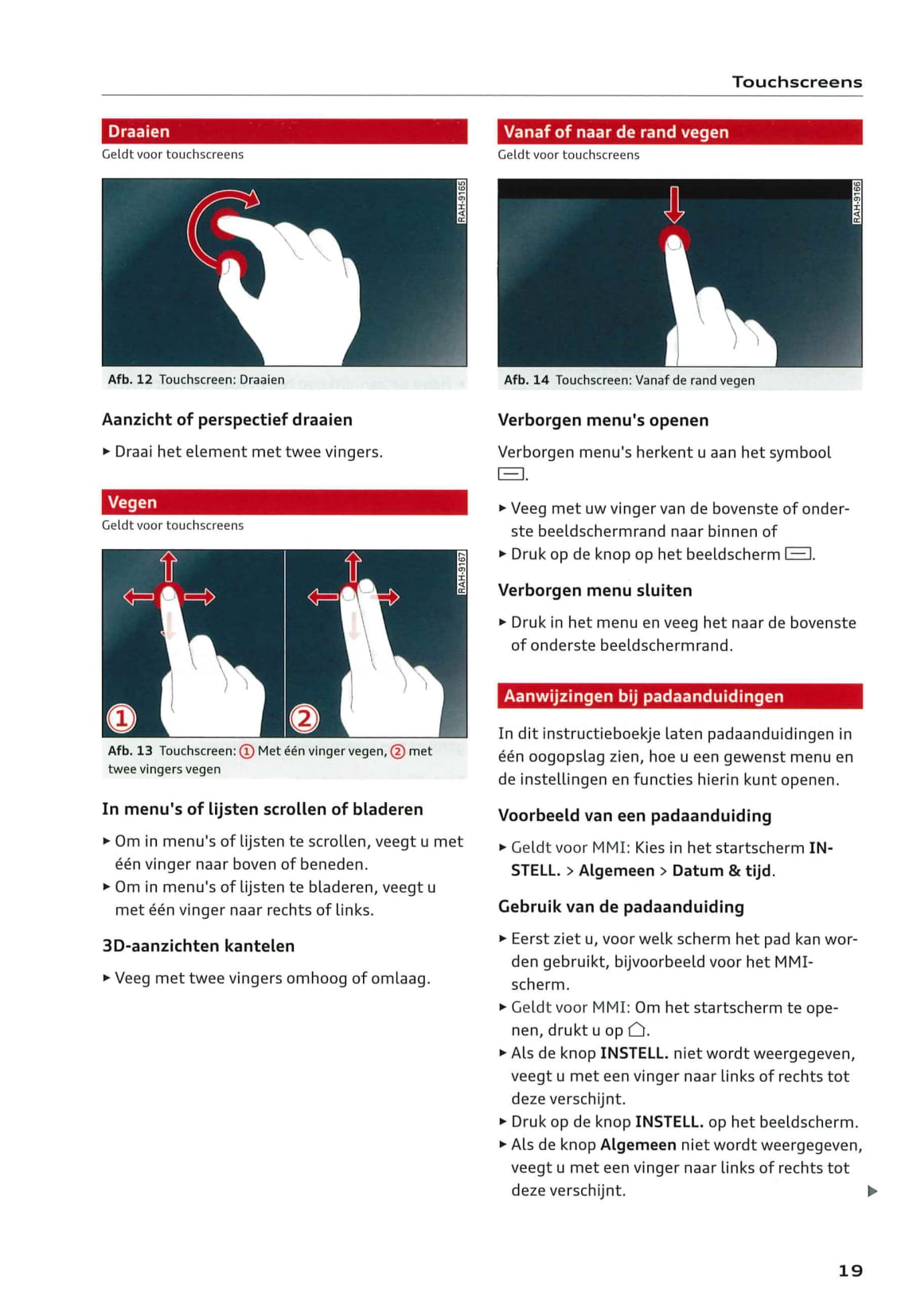 2018-2023 Audi e-tron Owner's Manual | Dutch