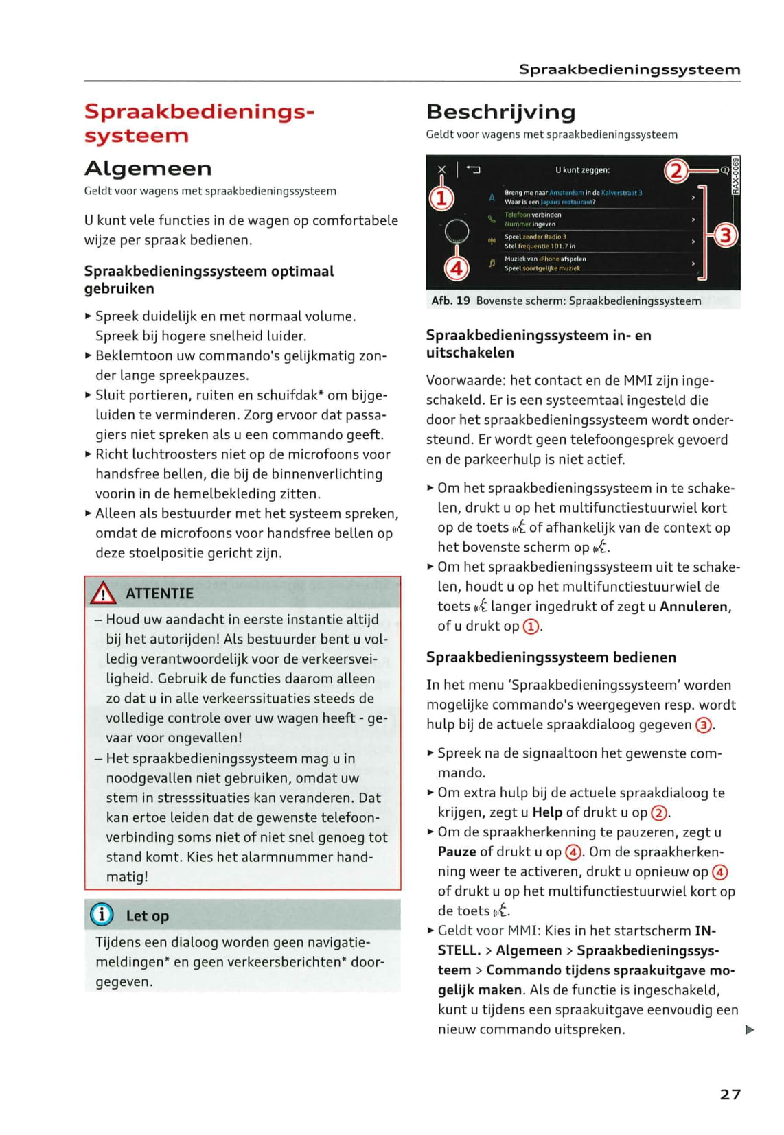 2018-2023 Audi e-tron Owner's Manual | Dutch