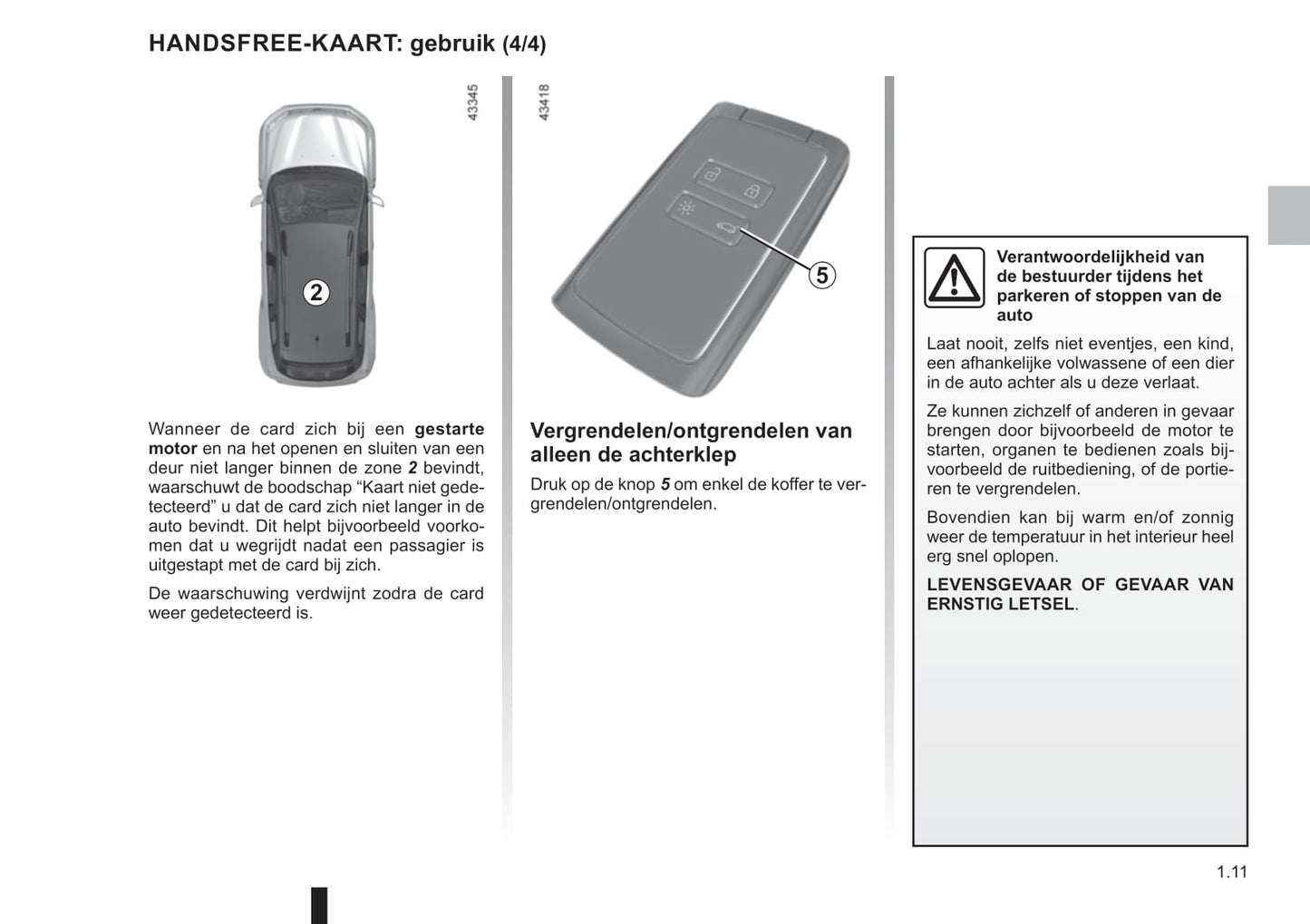 2021-2023 Dacia Duster Owner's Manual | Dutch