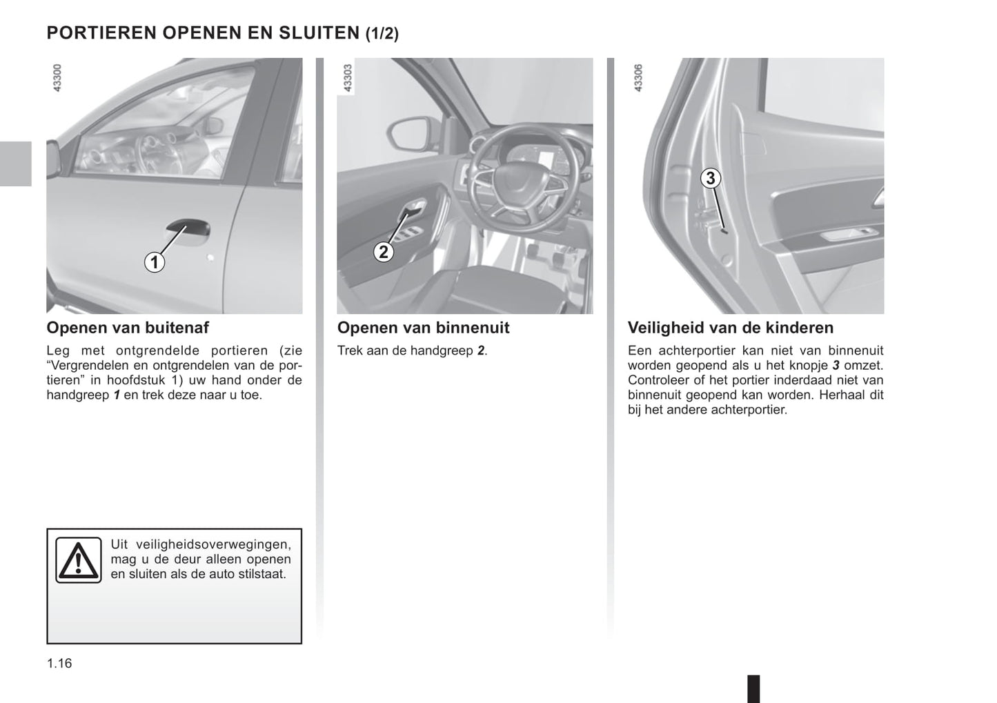 2021-2023 Dacia Duster Owner's Manual | Dutch