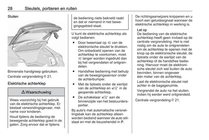 2017 Opel Insignia Gebruikershandleiding | Nederlands