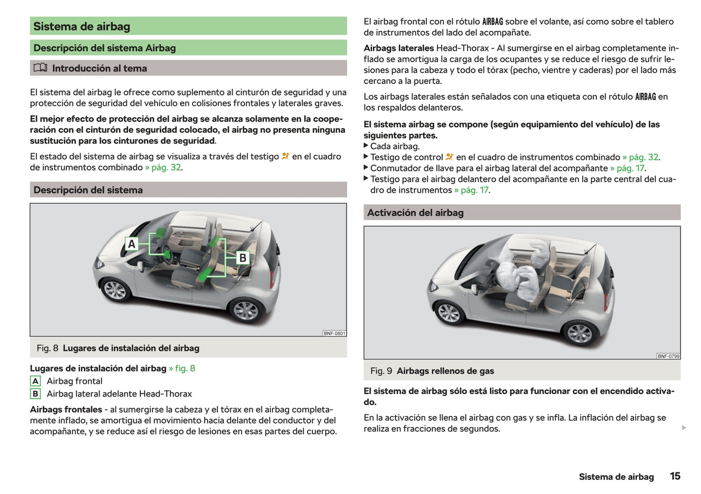 2018-2019 Skoda Citigo Owner's Manual | Spanish