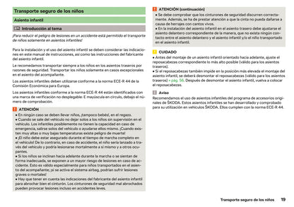 2018-2019 Skoda Citigo Owner's Manual | Spanish