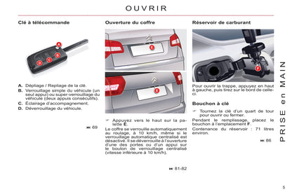 2008-2010 Citroën C5 Manuel du propriétaire | Français