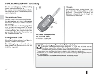 2017-2018 Renault Koleos Owner's Manual | German