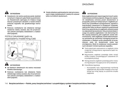 2018-2019 Renault Alaskan Owner's Manual | Polish