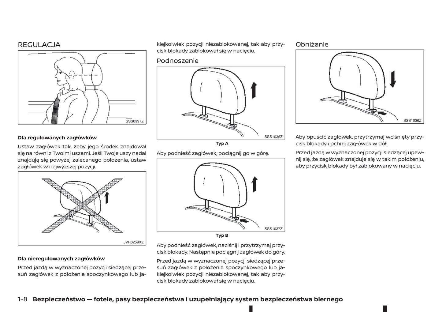 2018-2019 Renault Alaskan Owner's Manual | Polish