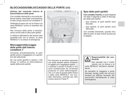 2012-2013 Renault Clio Owner's Manual | Italian