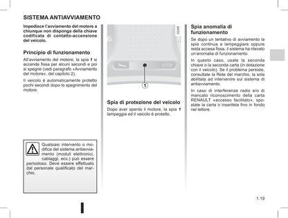 2012-2013 Renault Clio Owner's Manual | Italian