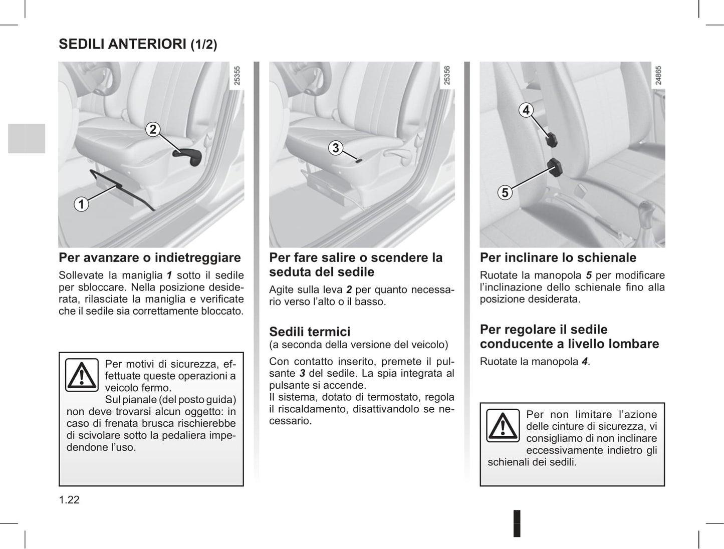 2012-2013 Renault Clio Owner's Manual | Italian