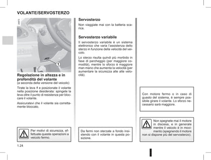 2012-2013 Renault Clio Owner's Manual | Italian