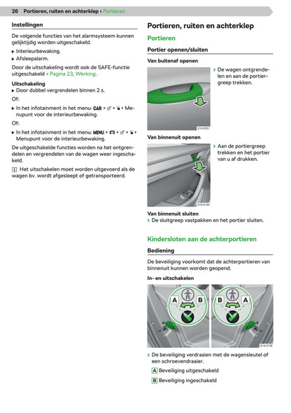 2019-2020 Skoda Superb iV Owner's Manual | Dutch