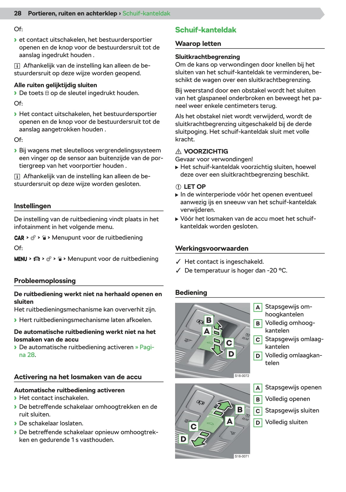 2019-2020 Skoda Superb iV Owner's Manual | Dutch