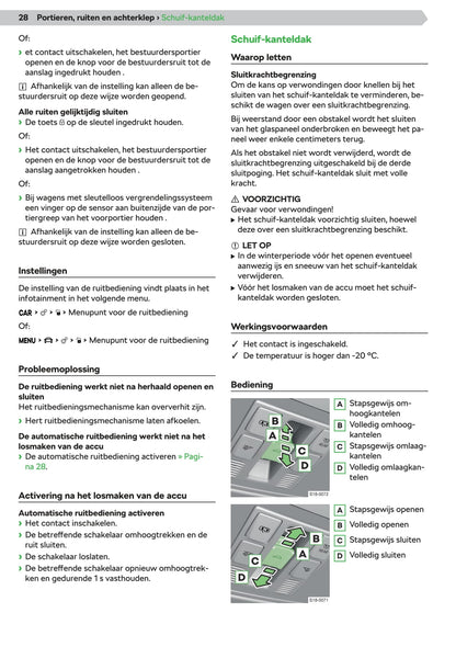 2019-2020 Skoda Superb iV Owner's Manual | Dutch