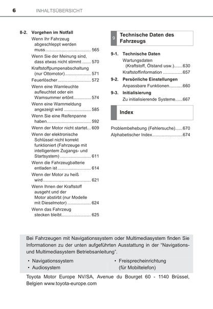 2016-2017 Toyota Hilux Owner's Manual | German