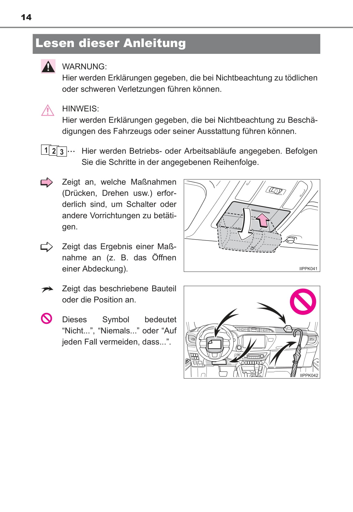 2016-2017 Toyota Hilux Owner's Manual | German