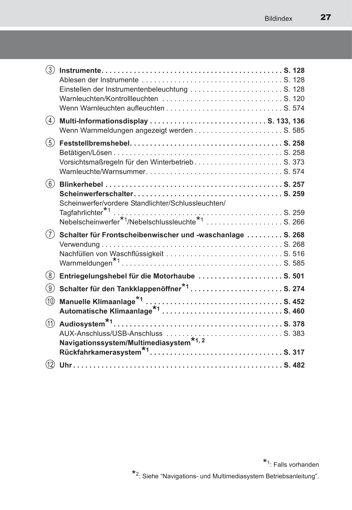 2016-2017 Toyota Hilux Owner's Manual | German