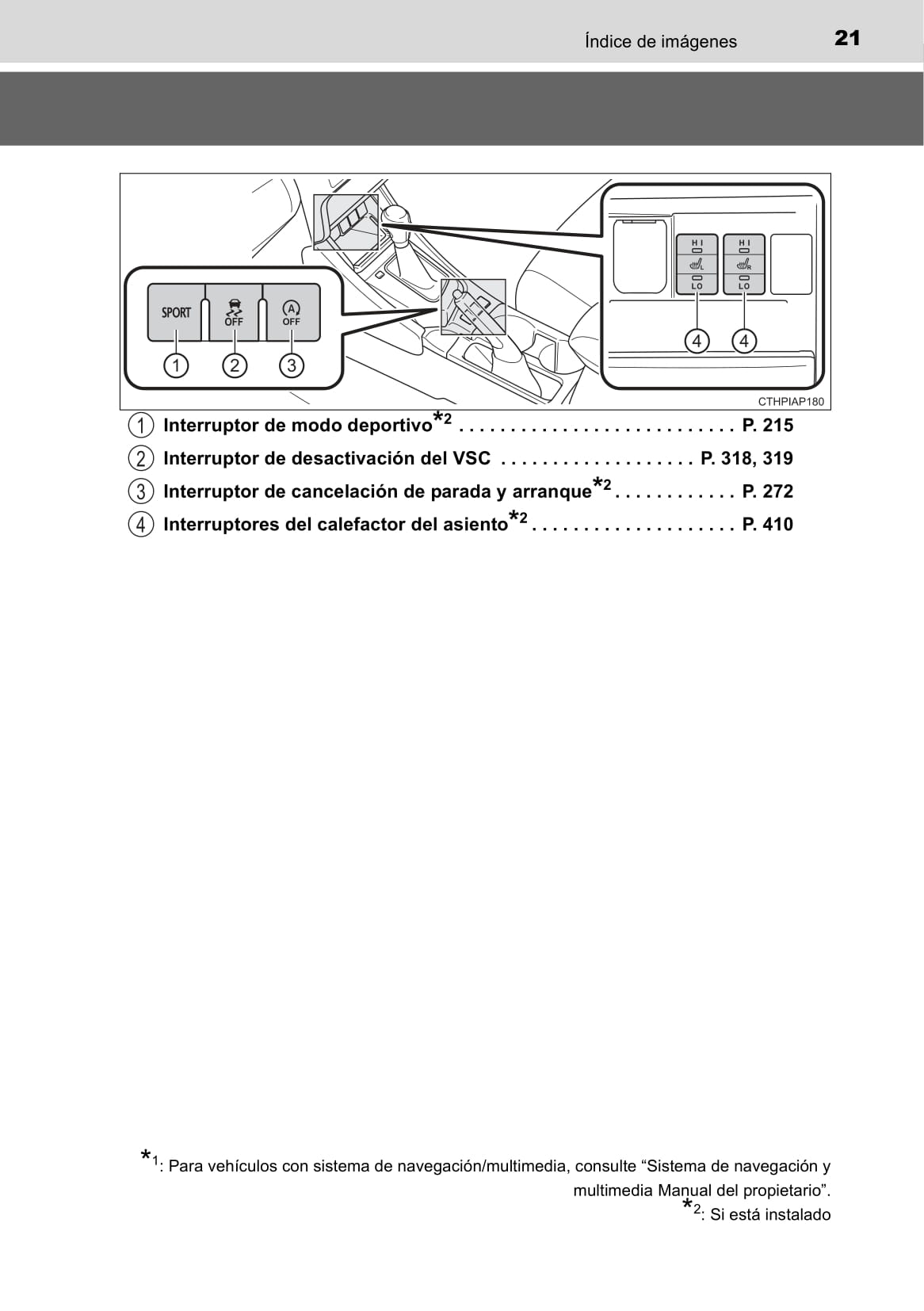 2015-2016 Toyota Auris Owner's Manual | Spanish