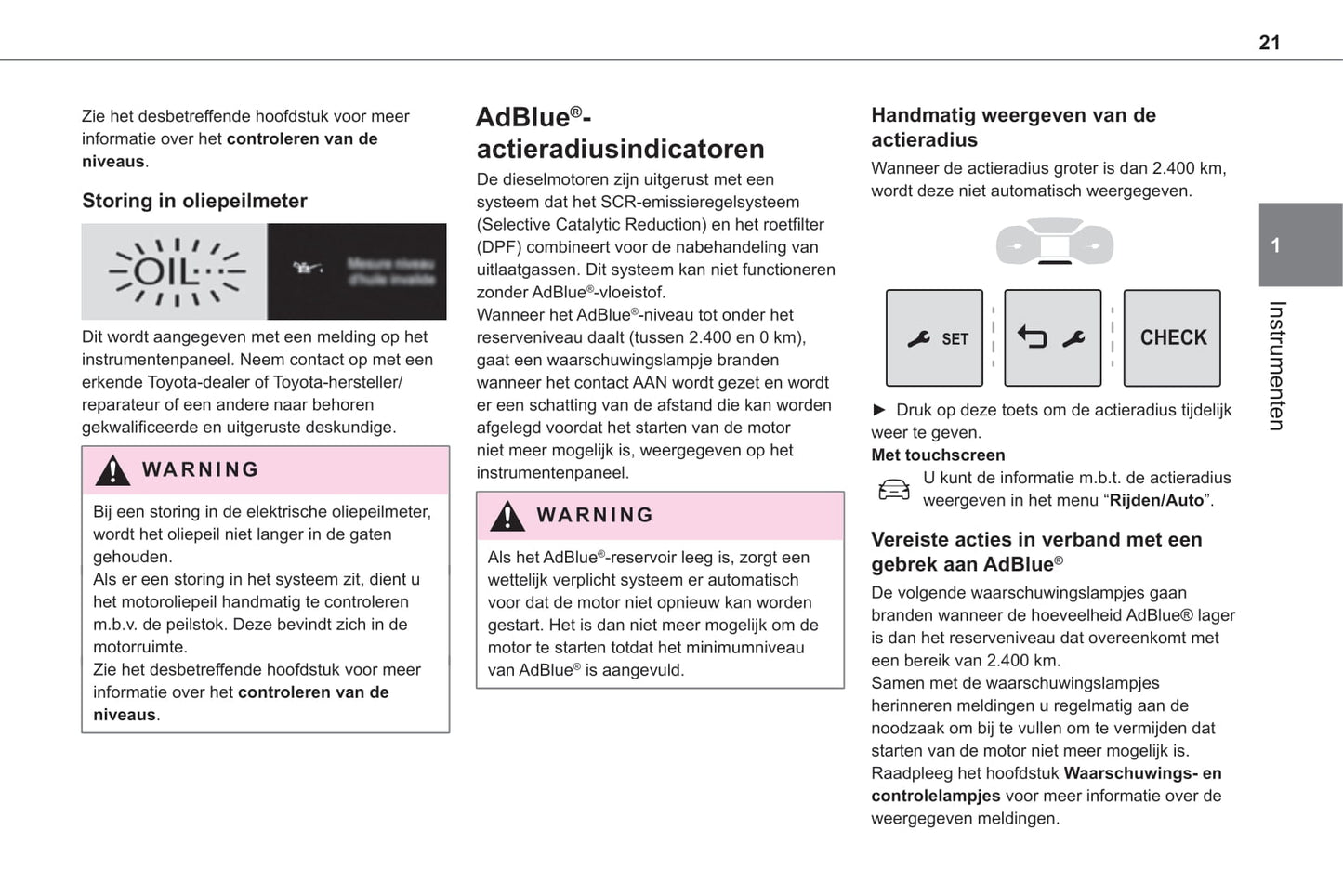 2020-2021 Toyota Proace Van/Proace Verso Owner's Manual | Dutch