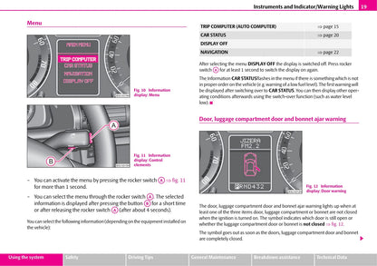 2007-2008 Skoda Superb Gebruikershandleiding | Engels