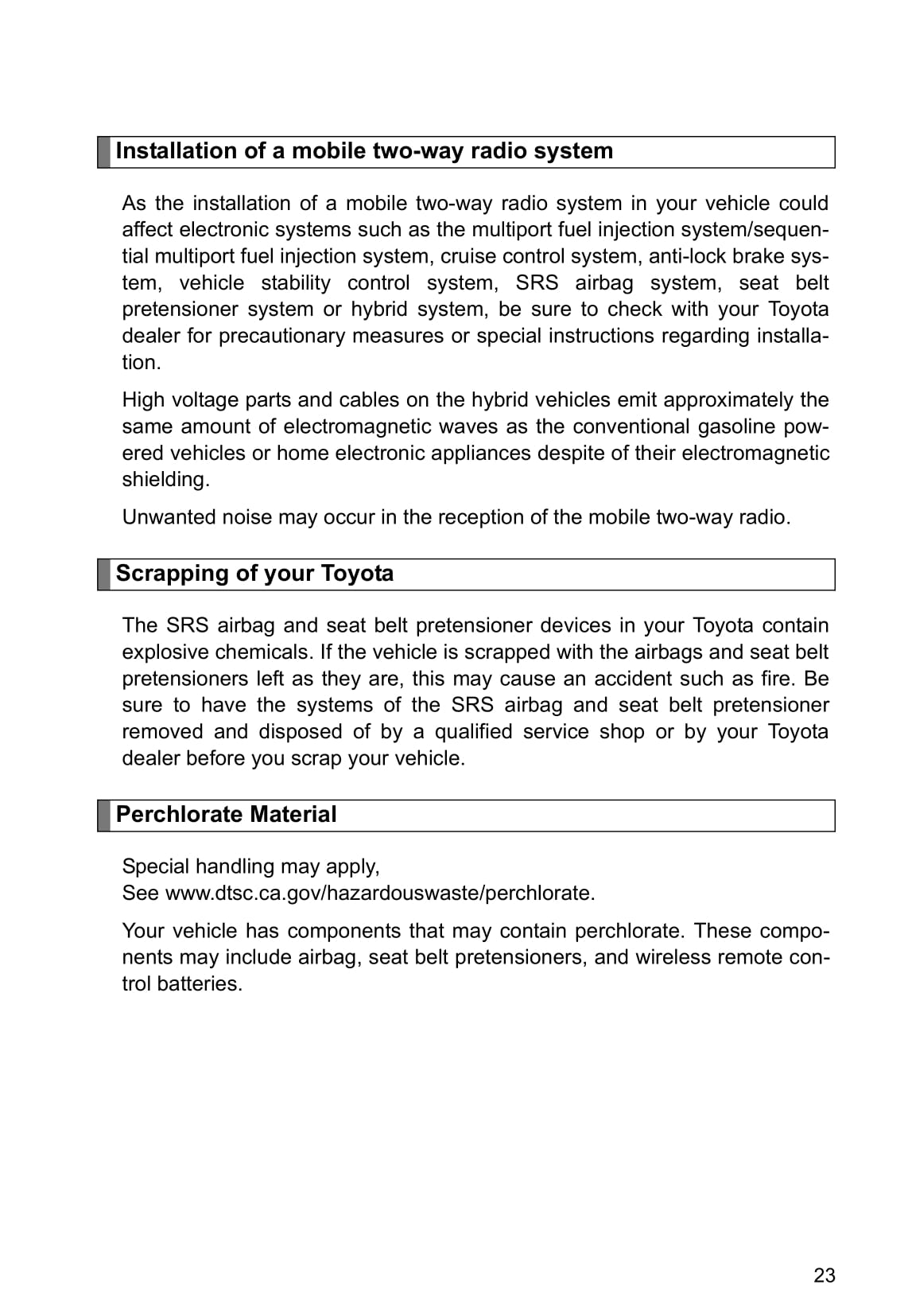 2009-2010 Toyota Prius Owner's Manual | English