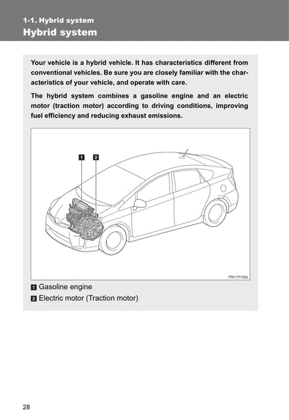 2009-2010 Toyota Prius Owner's Manual | English