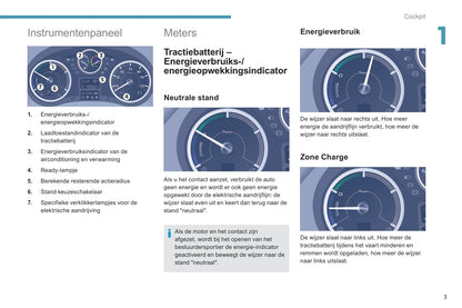 2017-2018 Peugeot Partner Electric/Partner Tepee Electric Gebruikershandleiding | Nederlands