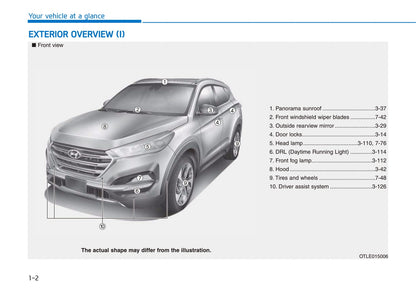 2016-2017 Hyundai Tucson Gebruikershandleiding | Engels