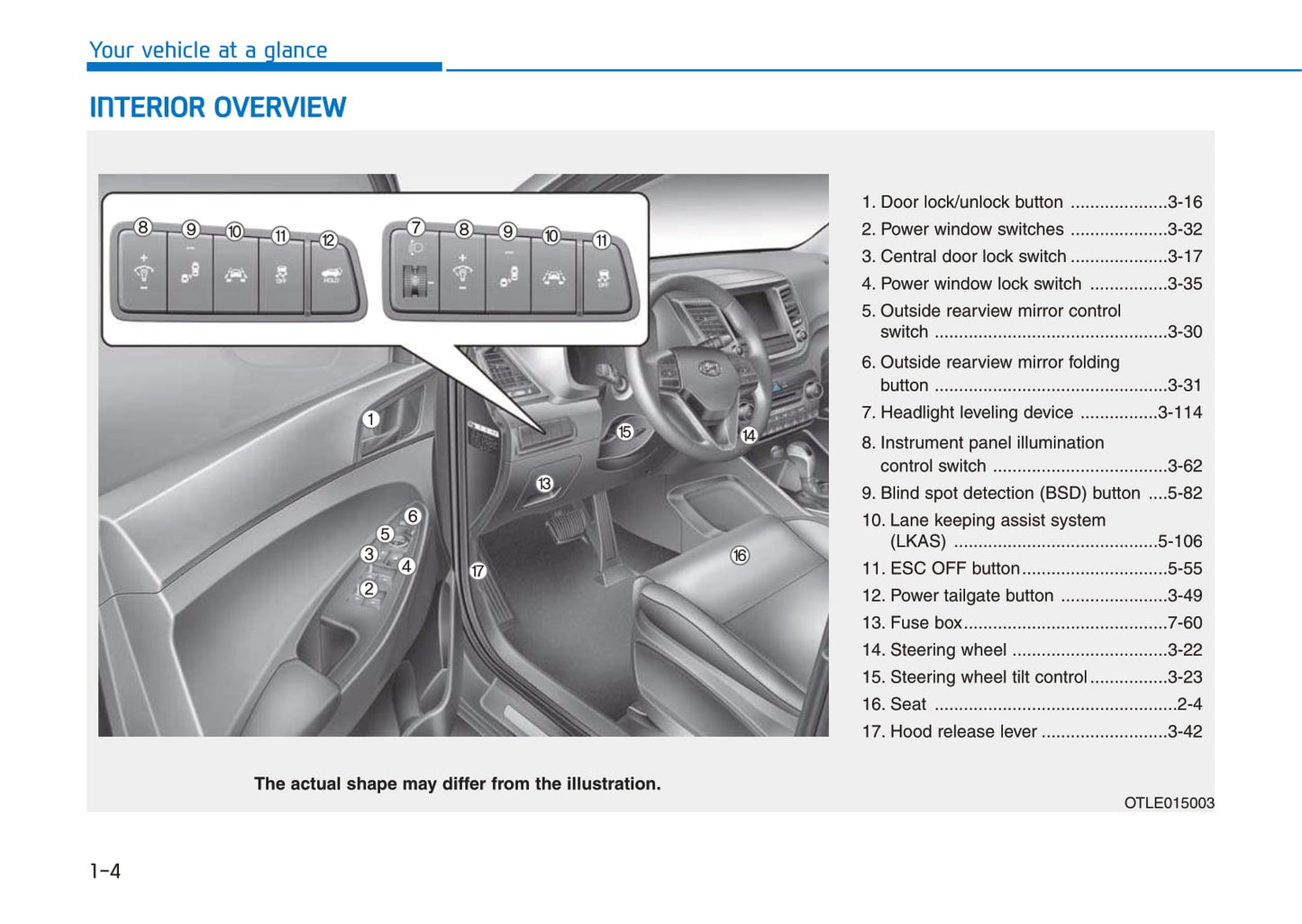 2016-2017 Hyundai Tucson Gebruikershandleiding | Engels