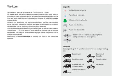 2019-2021 Citroën Jumper/Relay Owner's Manual | Dutch