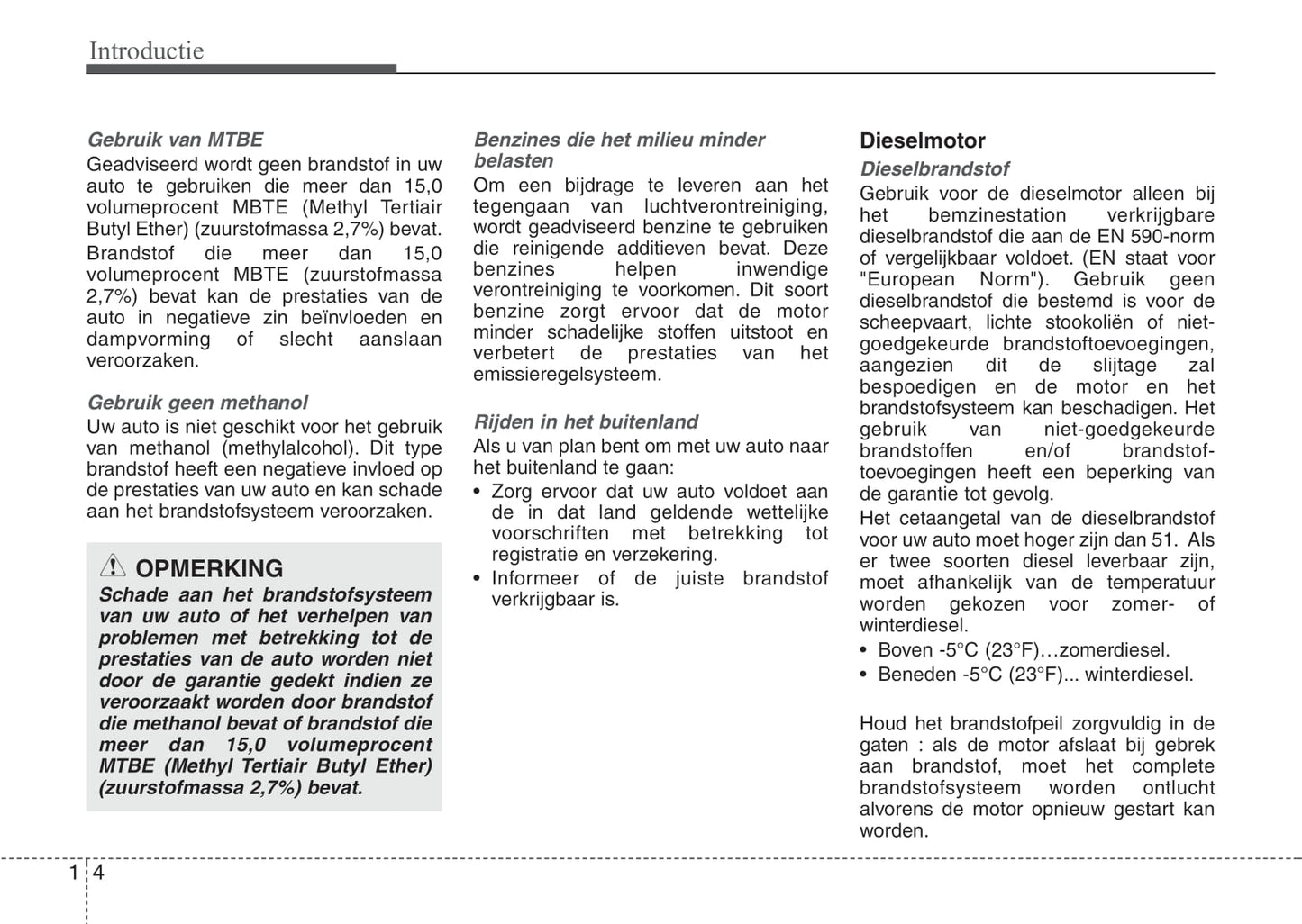 2010-2011 Kia Cee'd Owner's Manual | Dutch