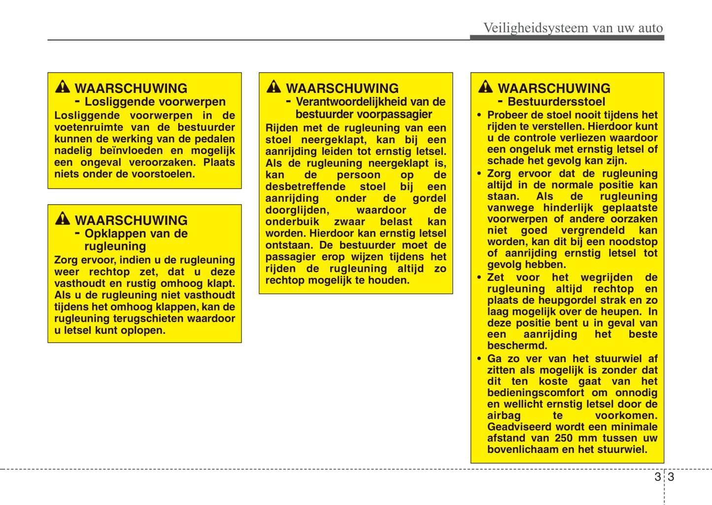 2010-2011 Kia Cee'd Owner's Manual | Dutch