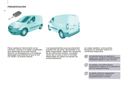 2016 Citroën Berlingo Bedienungsanleitung | Spanisch