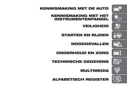 2015-2016 Fiat Punto Gebruikershandleiding | Nederlands