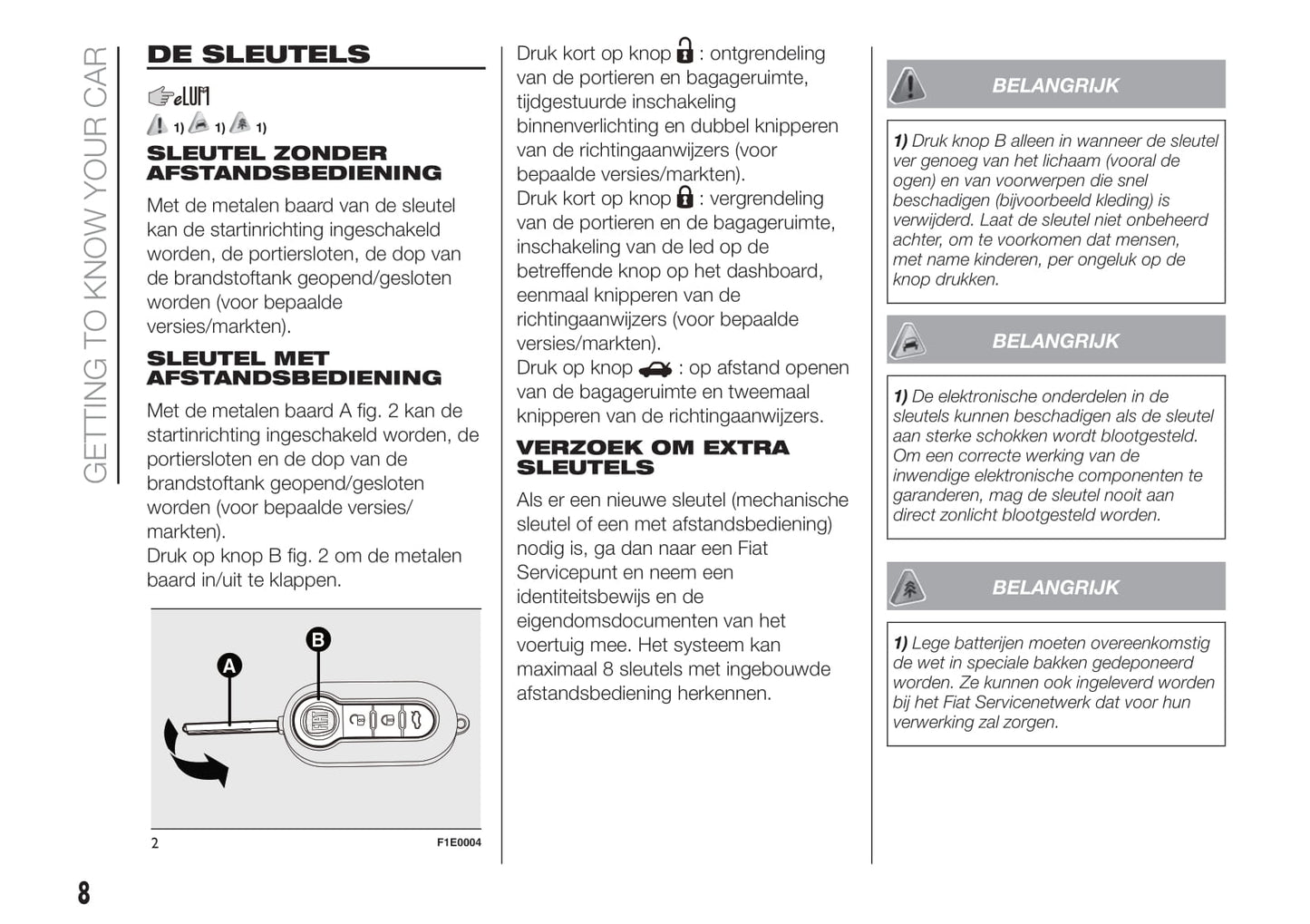 2015-2016 Fiat Punto Gebruikershandleiding | Nederlands