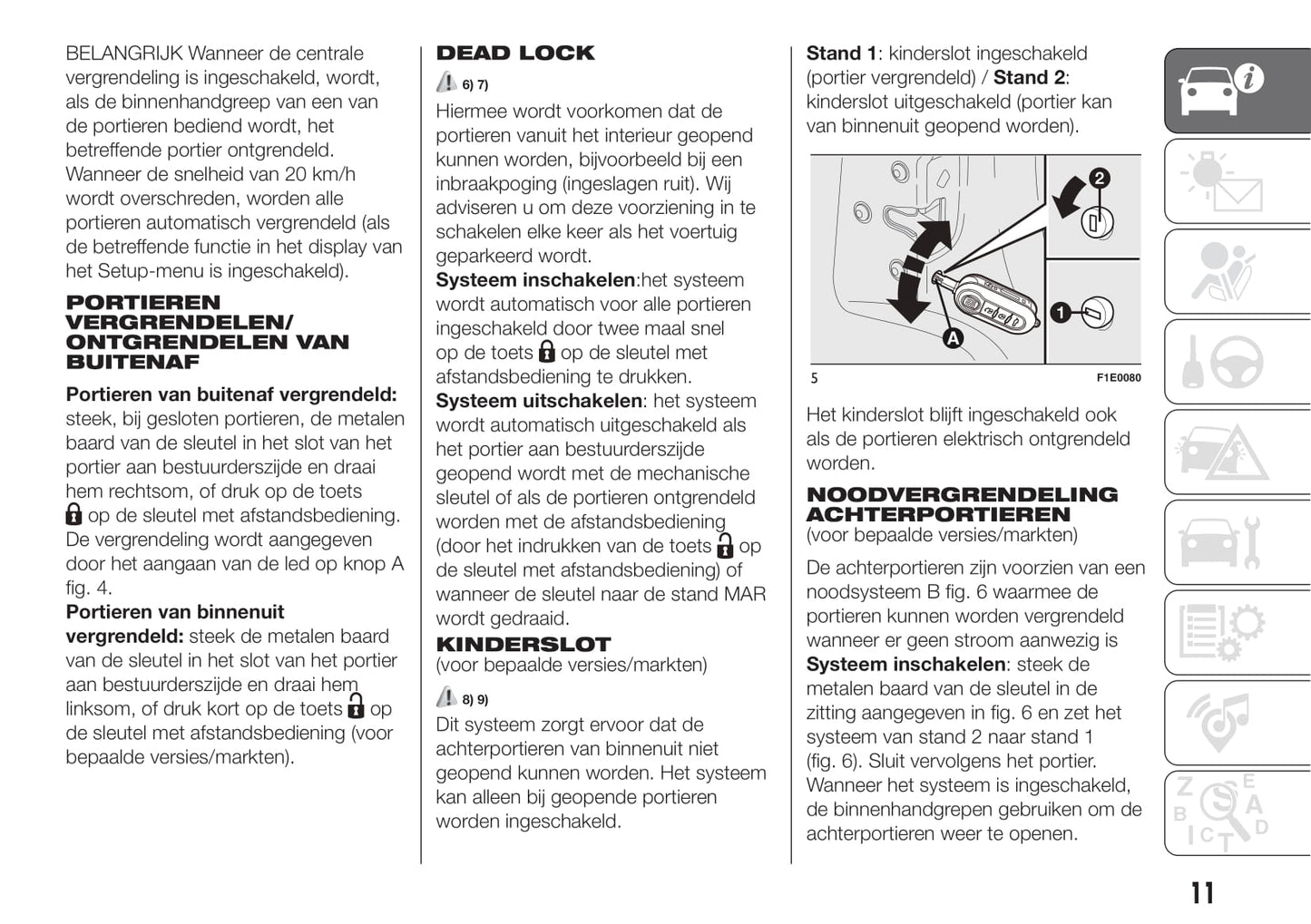 2015-2016 Fiat Punto Gebruikershandleiding | Nederlands