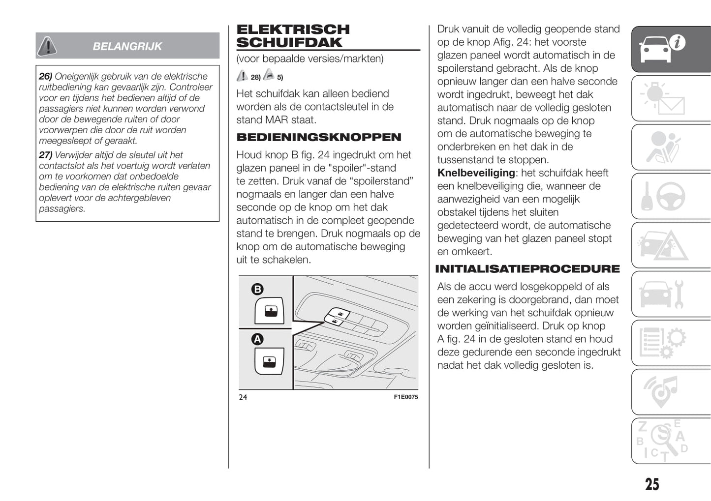 2015-2016 Fiat Punto Gebruikershandleiding | Nederlands