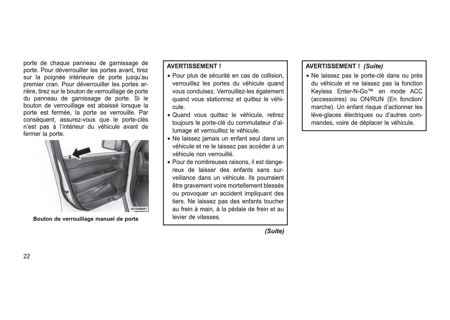 2012-2013 Jeep Grand Cherokee Owner's Manual | French