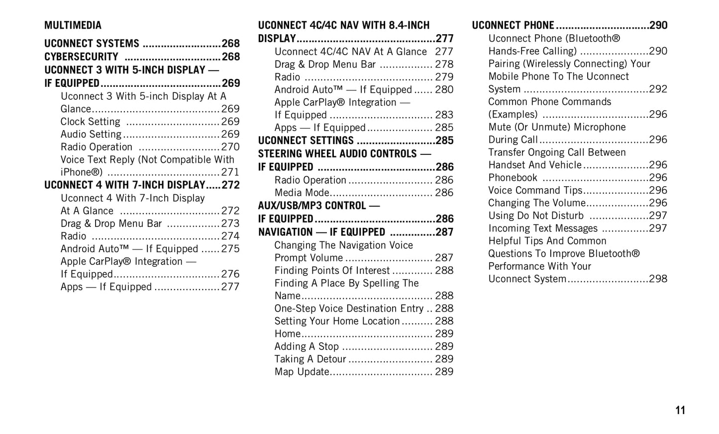 2019-2020 Jeep Cherokee Owner's Manual | English