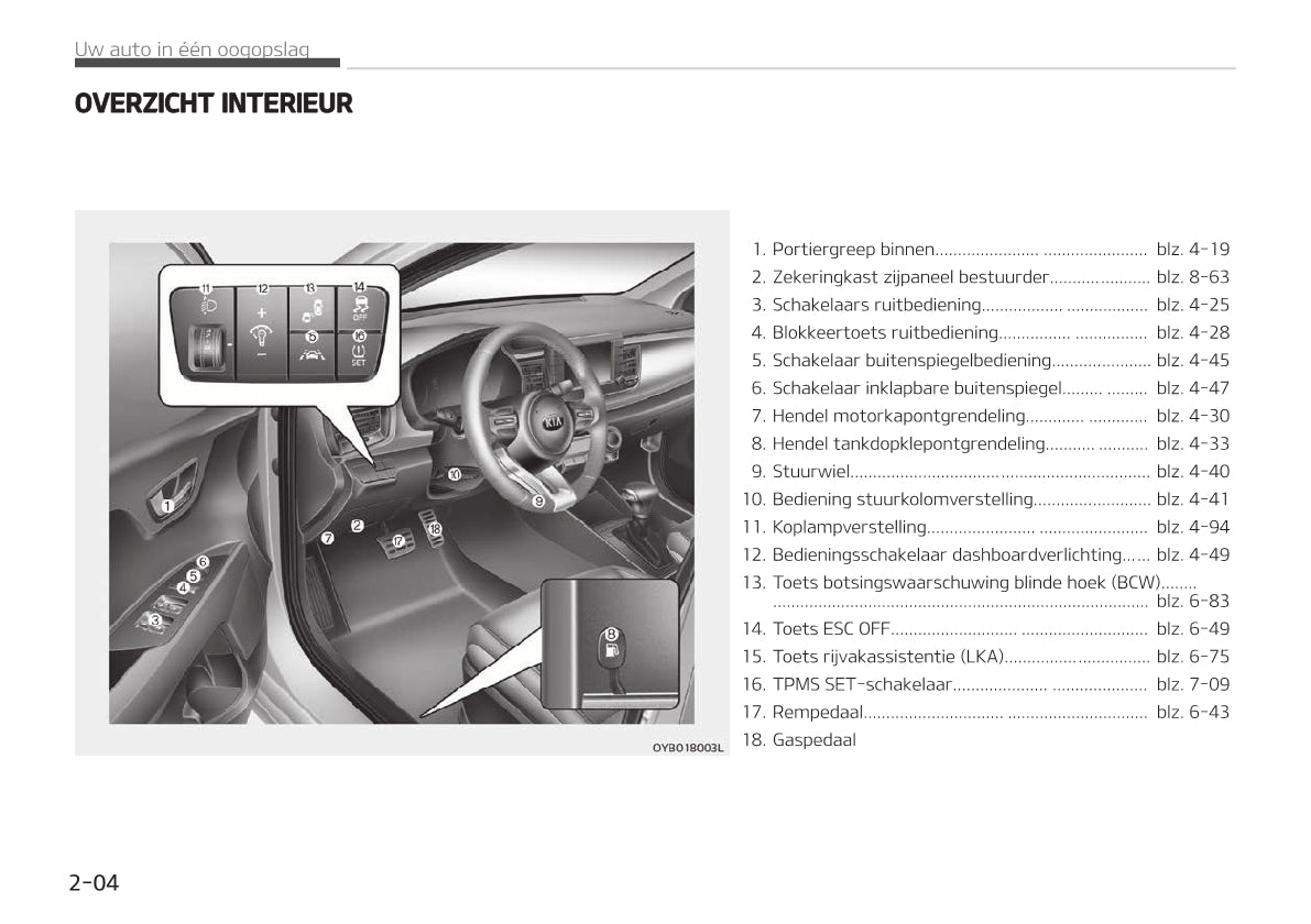 2019-2020 Kia Rio Gebruikershandleiding | Nederlands