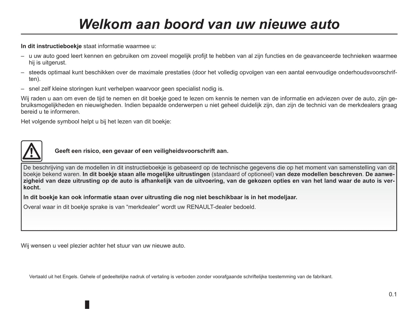 2014-2015 Renault Latitude Owner's Manual | Dutch