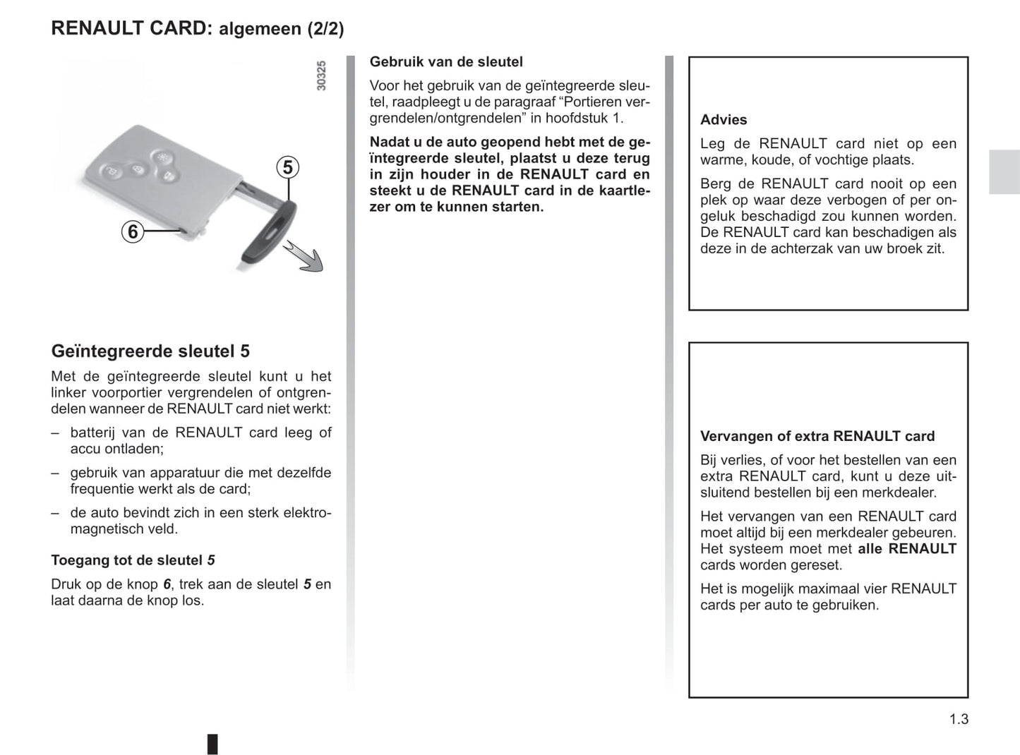 2014-2015 Renault Latitude Owner's Manual | Dutch