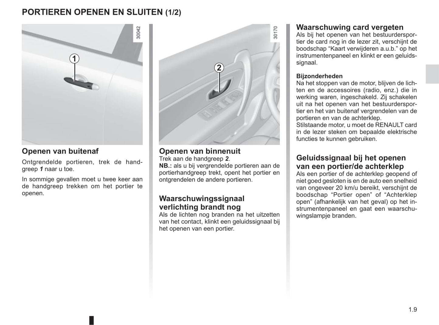 2014-2015 Renault Latitude Owner's Manual | Dutch