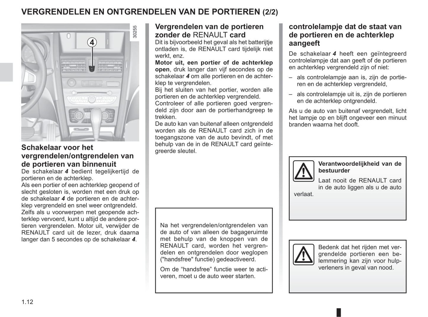 2014-2015 Renault Latitude Owner's Manual | Dutch