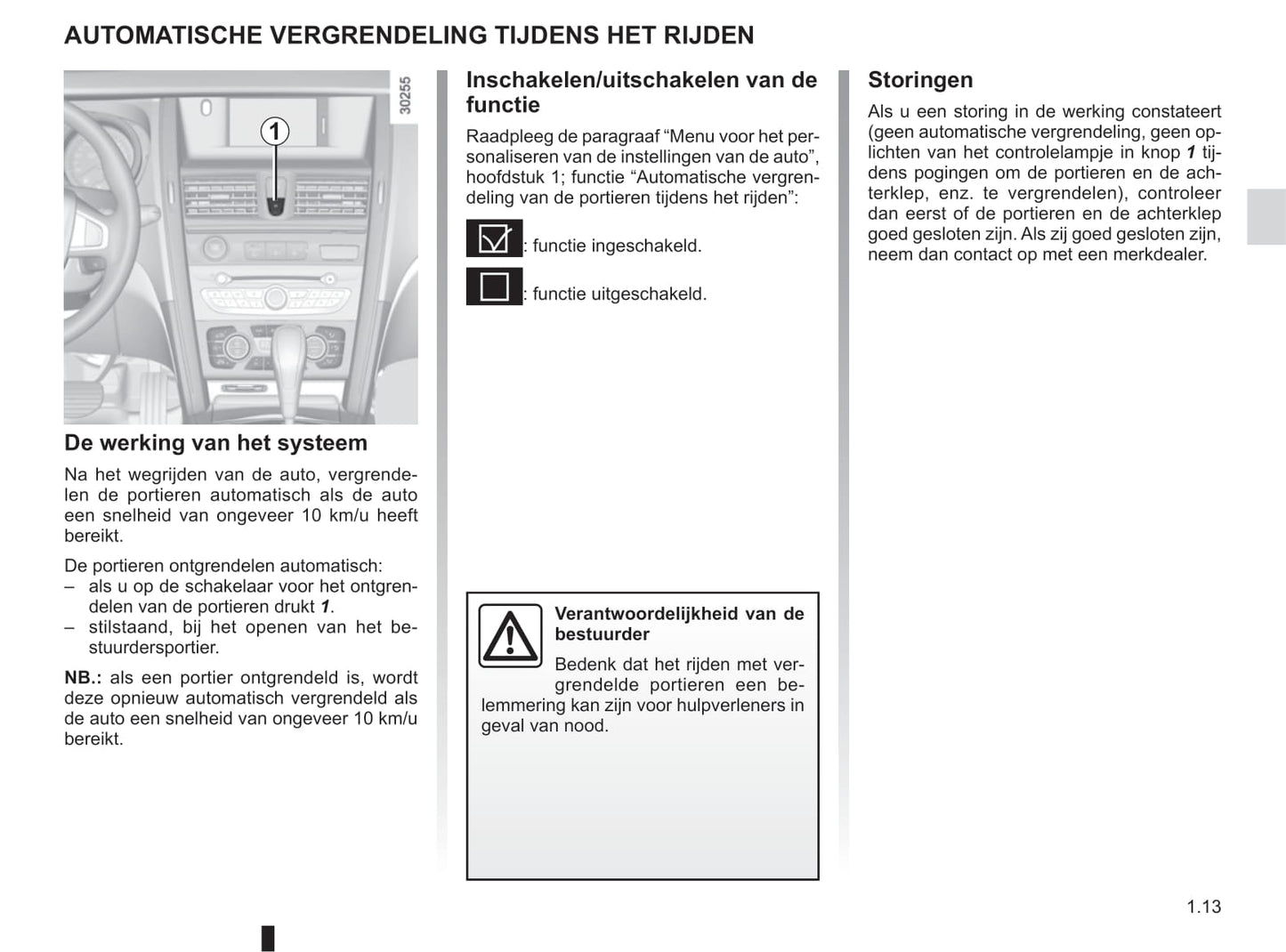 2014-2015 Renault Latitude Owner's Manual | Dutch